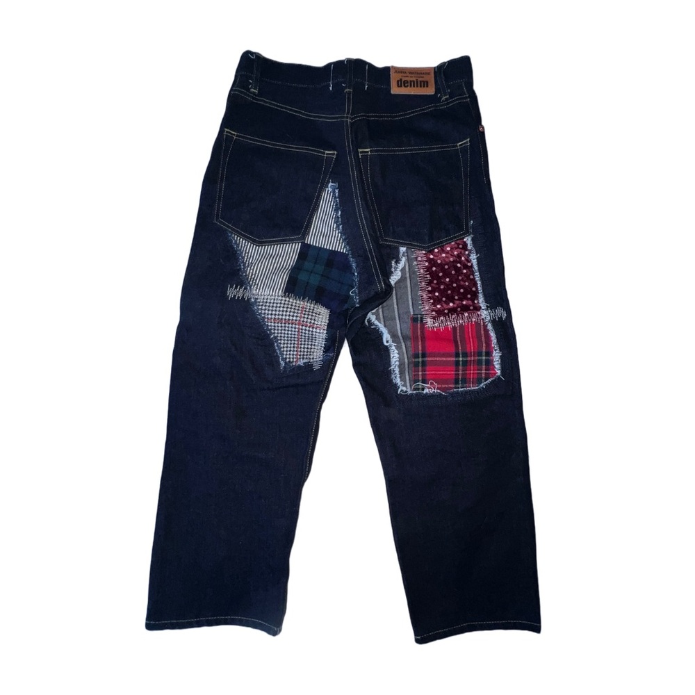 Junya Watanabe Cdg Indigo Patchwork Jeans - image 2